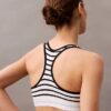 Bralette de algodón Modal Stretch acanalado con forro ligero Bralette de algodón Modal Stretch acanalado con forro ligero