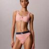 Bralette de baño con monograma gráfico Bralette de baño con monograma gráfico