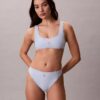 Bralette de baño con monograma gráfico Bralette de baño con monograma gráfico