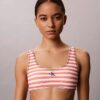 Bralette de baño con monograma gráfico Bralette de baño con monograma gráfico