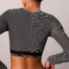 Bralette de manga larga con forro ligero de algodón Modal Icon