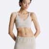 Bralette de mezcla de lana acanalada Bralette de mezcla de lana acanalada