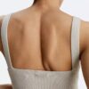 Bralette de mezcla de lana acanalada Bralette de mezcla de lana acanalada