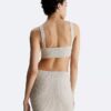 Bralette de mezcla de lana acanalada Bralette de mezcla de lana acanalada