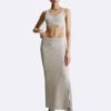 Bralette de mezcla de lana acanalada Bralette de mezcla de lana acanalada