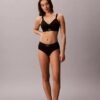 Bralette elástica de Microfiber con Monogram gráfico y forro ligero Bralette elástica de Microfiber con Monogram gráfico y forro ligero