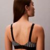Bralette elástica de Microfiber con Monogram gráfico y forro ligero Bralette elástica de Microfiber con Monogram gráfico y forro ligero