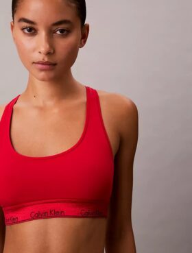 Bralette Icon de algodón y Modal metalizado Unlined