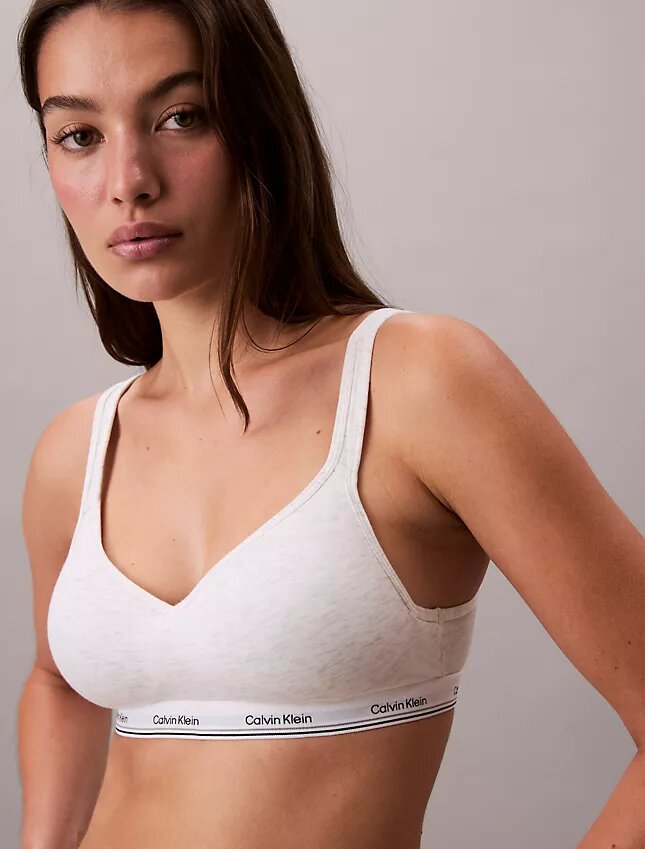 Bralette sin aros acolchada de algodón y Modal Bralette sin aros acolchada de algodón y Modal
