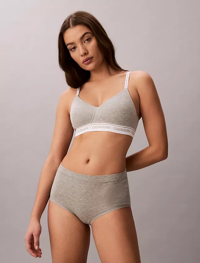 Bralette sin aros con forro ligero y logotipo Archive Bralette sin aros con forro ligero y logotipo Archive