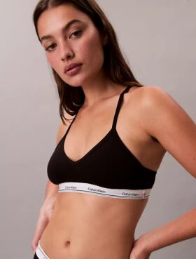 Bralette sin tirantes ligeramente forrada con mezcla de algodón y Modal