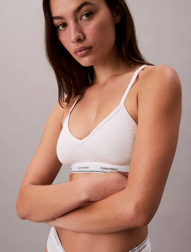 Bralette sin tirantes ligeramente forrada con mezcla de algodón y Modal Bralette sin tirantes ligeramente forrada con mezcla de algodón y Modal