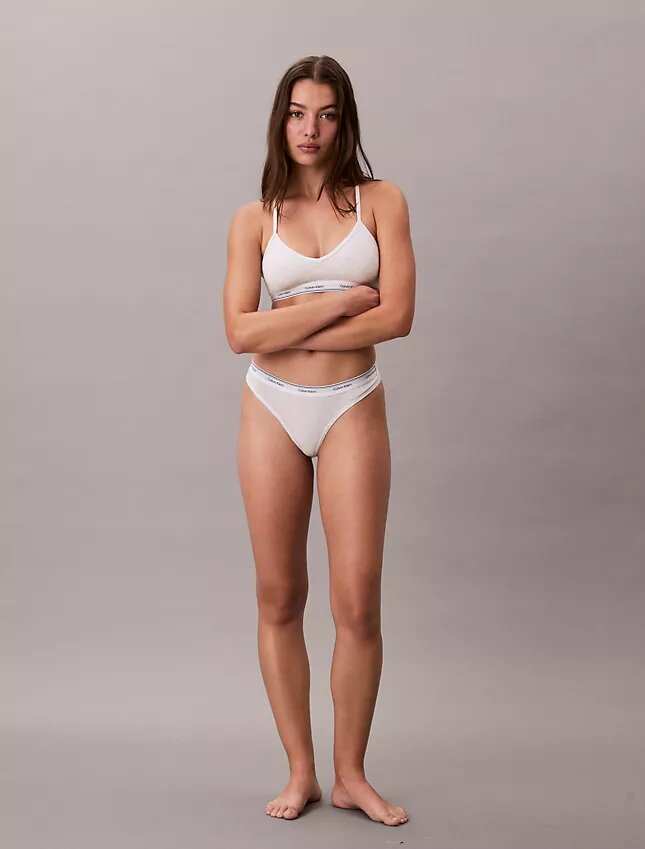 Bralette sin tirantes ligeramente forrada con mezcla de algodón y Modal Bralette sin tirantes ligeramente forrada con mezcla de algodón y Modal