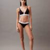 Bralette triangular con cierre delantero, ligeramente forrado, de algodón y Modal Bralette triangular con cierre delantero, ligeramente forrado, de algodón y Modal