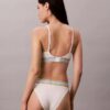 Bralette triangular con rayas de algodón y Modal, ligeramente forrado Bralette triangular con rayas de algodón y Modal, ligeramente forrado