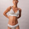Bralette triangular de maternidad Icon de algodón y Modal con forro ligero