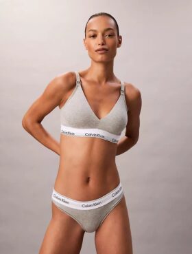 Bralette triangular de maternidad Icon de algodón y Modal con forro ligero