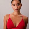Bralette triangular Icon de algodón y Modal metalizado con forro ligero