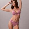 Bralette triangular Icon de algodón y Modal metalizado con forro ligero