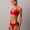 Bralette triangular Icon de algodón y Modal metalizado con forro ligero