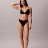 Bralette triangular Icon de algodón y Modal metalizado con forro ligero