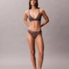 Bralette triangular Icon de algodón y Modal metalizado con forro ligero