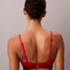 Bralette triangular Icon de algodón y Modal metalizado con forro ligero