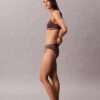 Bralette triangular Icon de algodón y Modal metalizado con forro ligero