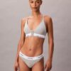 Bralette triangular ligera con forro ligero de algodón y Modal Icon para después de la cirugía