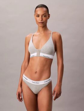 Bralette triangular ligera con forro ligero de algodón y Modal Icon para después de la cirugía