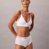 Bralette triangular ligera con forro ligero de algodón y Modal Icon para después de la cirugía
