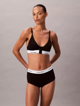 Bralette triangular ligera con forro ligero de algodón y Modal Icon para después de la cirugía