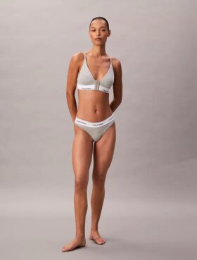 Bralette triangular ligera con forro ligero de algodón y Modal Icon para después de la cirugía