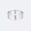 Brazalete de forma orgánica minimalista Brazalete de forma orgánica minimalista