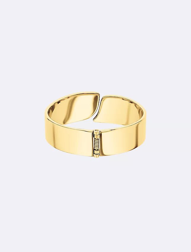 Brazalete de forma orgánica minimalista Brazalete de forma orgánica minimalista
