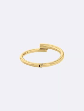 Brazalete redondo escultural