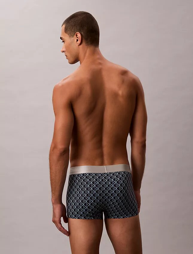 Bóxer elástico de microfibra cepillada de Low Rise Trunk Bóxer elástico de microfibra cepillada de Low Rise Trunk