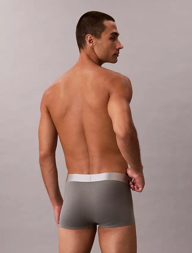 Bóxer elástico de microfibra cepillada de Low Rise Trunk Bóxer elástico de microfibra cepillada de Low Rise Trunk
