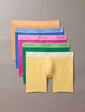 Bóxers ajustados de algodón Cotton Stretch Pride, paquete de 5