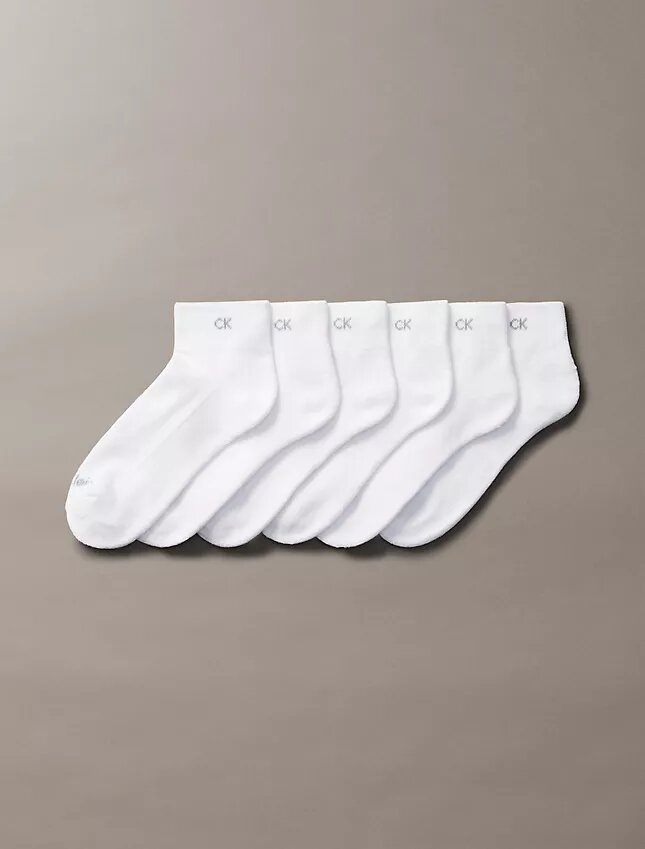 Calcetines básicos acolchados de media caña, paquete de 6 Calcetines básicos acolchados de media caña, paquete de 6