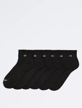 Calcetines básicos acolchados de media caña, paquete de 6