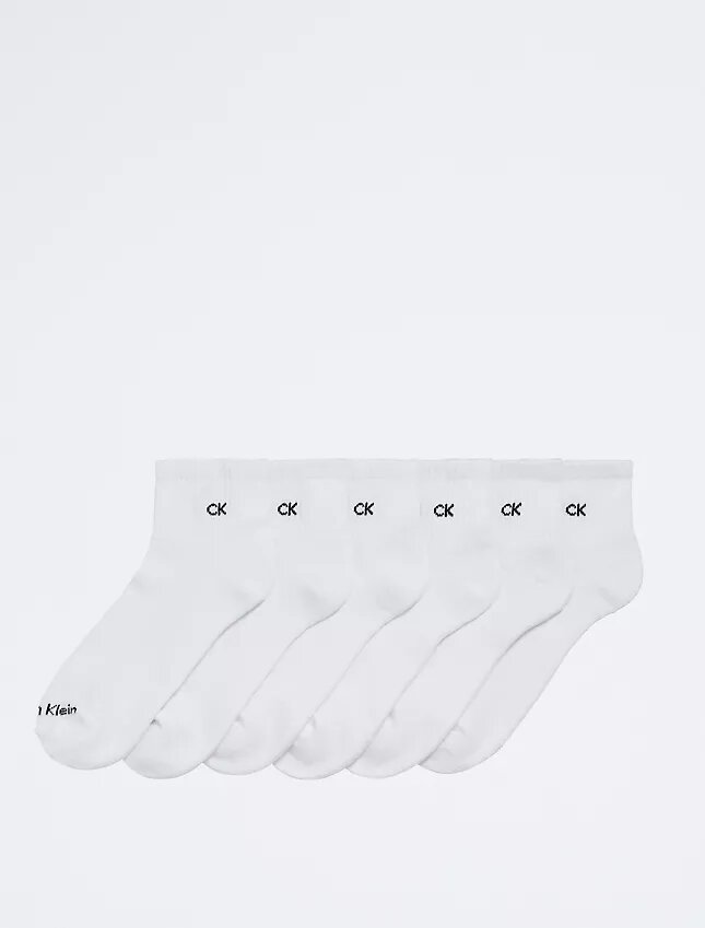 Calcetines básicos acolchados de media caña, paquete de 6 Calcetines básicos acolchados de media caña, paquete de 6