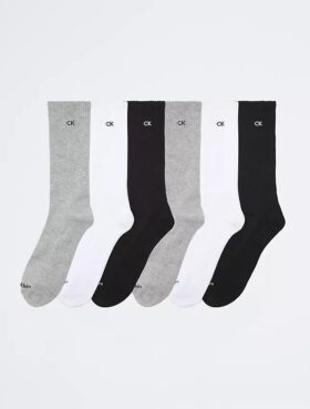 Calcetines cortos acolchados, paquete de 6