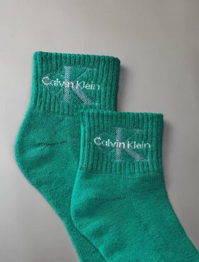 Calcetines deportivos de rizo de media caña, paquete de 6