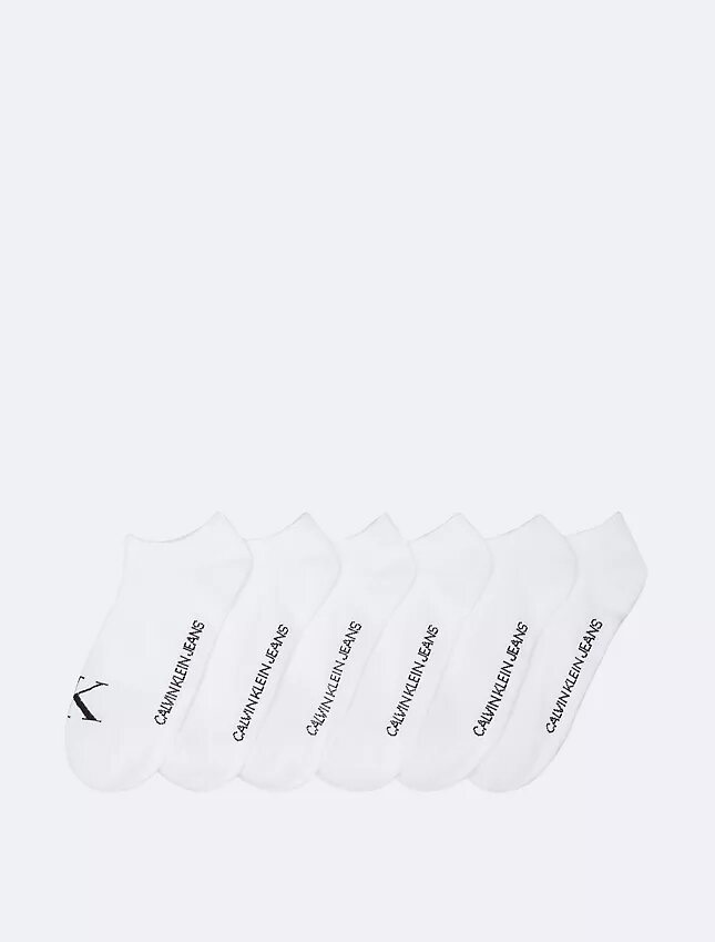 Calcetines invisibles Monogram, paquete de 6 Calcetines invisibles Monogram, paquete de 6