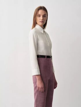Camisa ajustada con botones Daisy