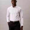 Camisa ajustada con botones y tejido elástico Camisa ajustada con botones y tejido elástico