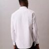 Camisa ajustada con botones y tejido elástico Camisa ajustada con botones y tejido elástico