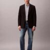 Camisa ajustada de algodón elástico con estampado de cuadros vichy y botones Camisa ajustada de algodón elástico con estampado de cuadros vichy y botones