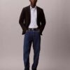 Camisa ajustada de Cotton Stretch a rayas con botones Camisa ajustada de Cotton Stretch a rayas con botones